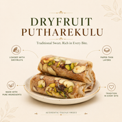 Dryfruit Putharekulu (10 pieces)